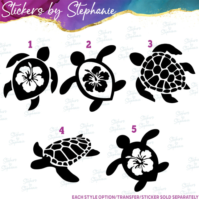 (s01A-108) Turtle Iron-On Transfer