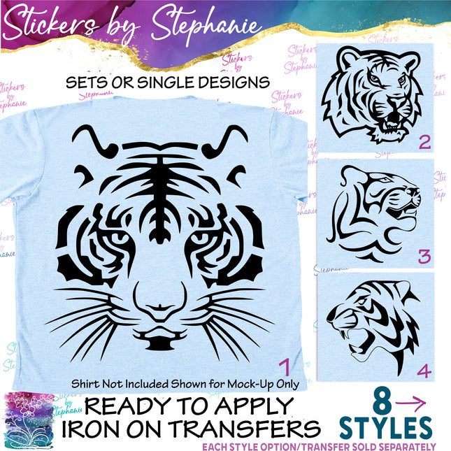 (s01A-127) Tiger Iron-On Transfer