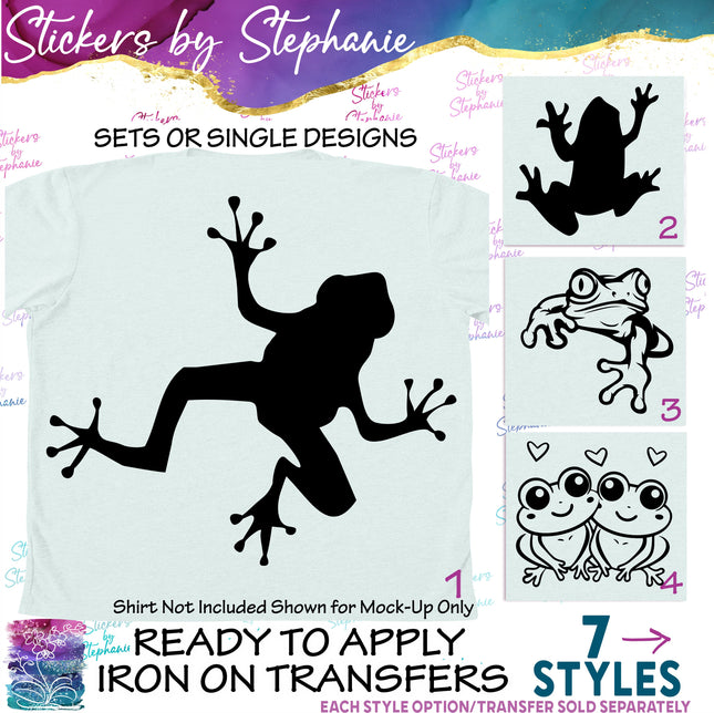(s01A-137) Frog Iron-On Transfer