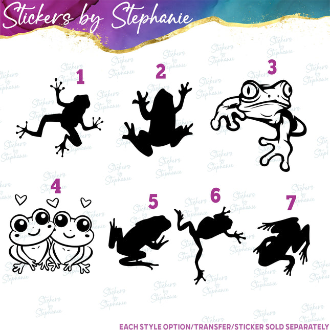 (s01A-137) Frog Iron-On Transfer