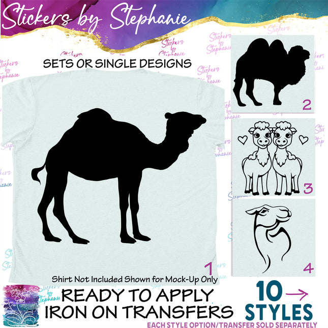 (s01A-141) Camel Iron-On Transfer