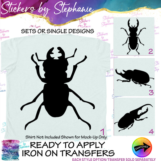 (s01A-148) Beetle Iron-On Transfer