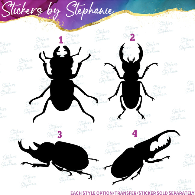 (s01A-148) Beetle Iron-On Transfer