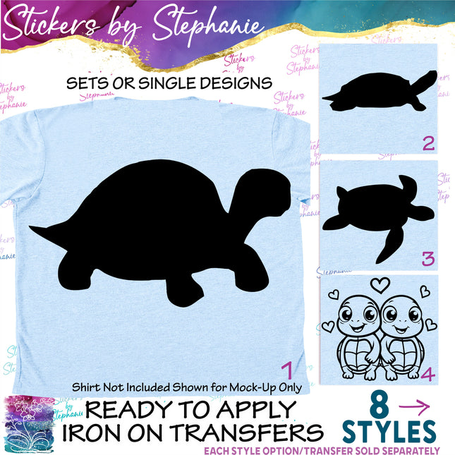 (s01A-181) Turtle Iron-On Transfer