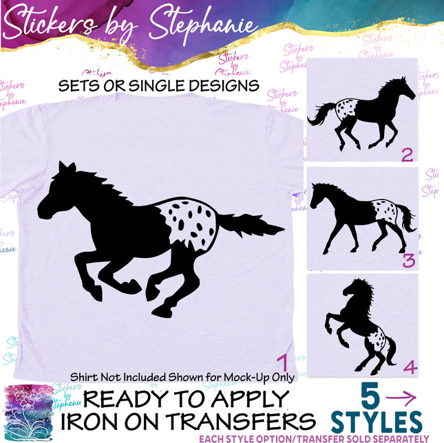 (s01A-071) Appaloosa Horse Iron-On Transfer