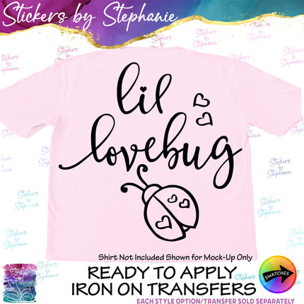 (s03-553) Lil Lovebug Ladybug Iron-On Transfer