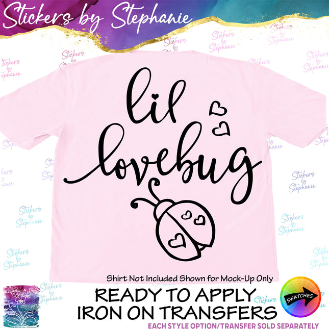 (s03-553) Lil Lovebug Ladybug Iron-On Transfer