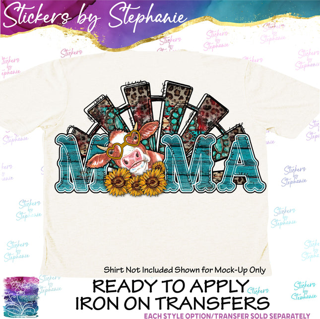 (s04-265) Mama Cow Iron-On Transfer