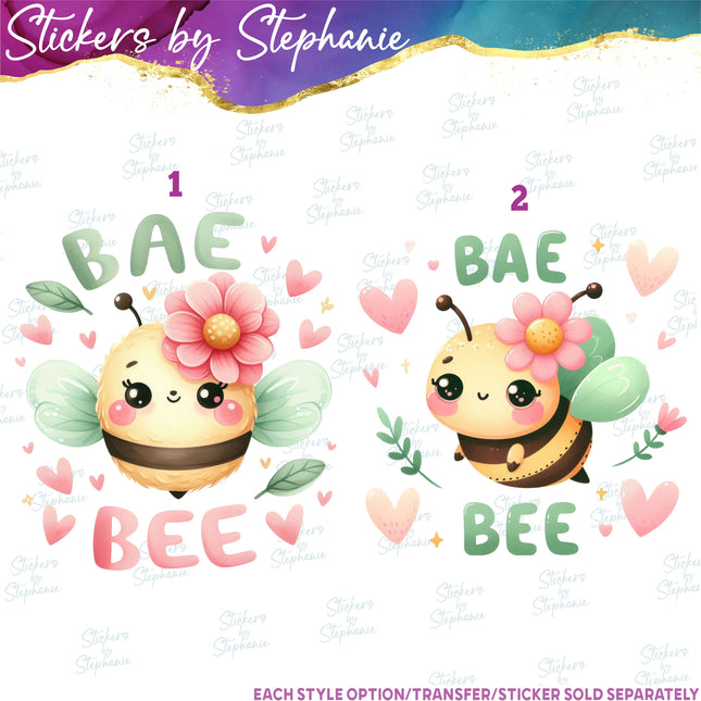 (s04-274) Bae Bee Bumblebee Iron-On Transfer