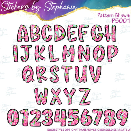 (s11-042) Pink Roses Rose Flowers Letters Custom Name Text Iron-On Transfer or Sticker