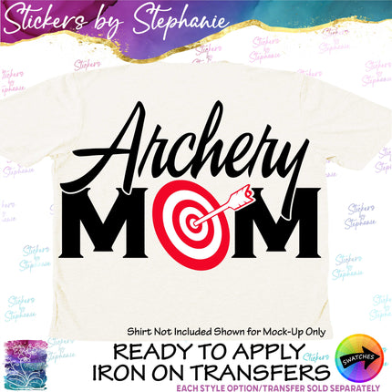 (s03-706) Archery Mom Iron-On Transfer