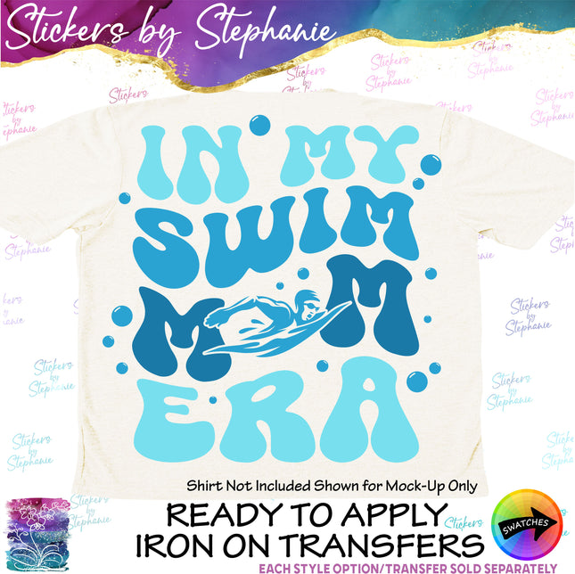(s03-632) In My Swim Mom Era Iron-On Transfer