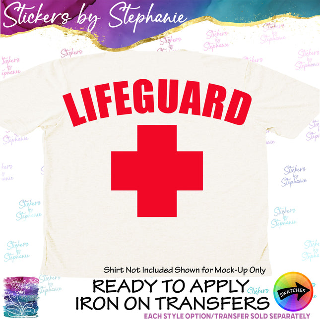 (s03-634) Lifeguard Iron-On Transfer