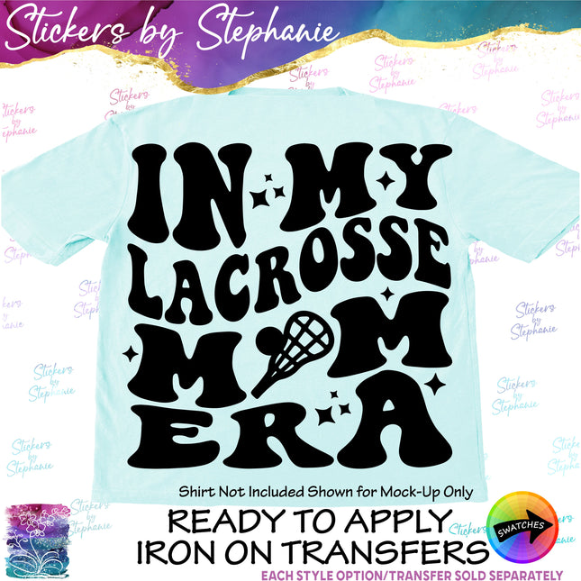 (s03-686) In My Lacrosse Mom Era Iron-On Transfer