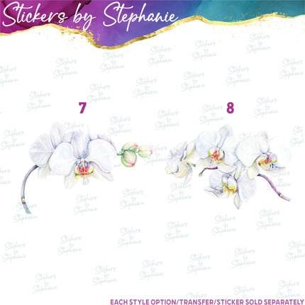 (s02-035) Tropical Flowers Hibiscus Bird of Paradise Graphic Iron-On Transfer or Sticker