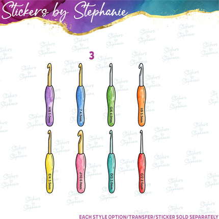 (s02-446) Crafts Sewing Bundle Set Iron-On Transfer or Sticker