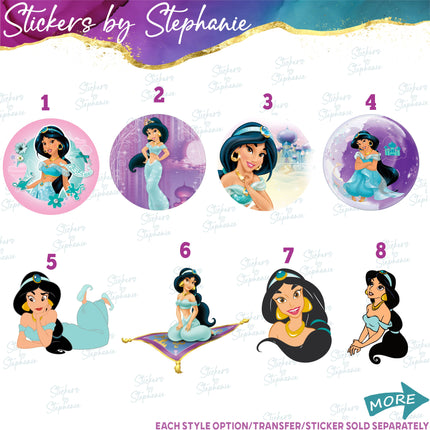 (s02C-086) Jasmine Raja Graphic Iron-On Transfer or Sticker