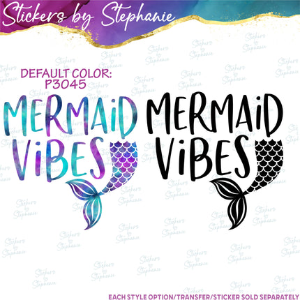 (s03-337) Mermaid Vibes Iron-On Transfer