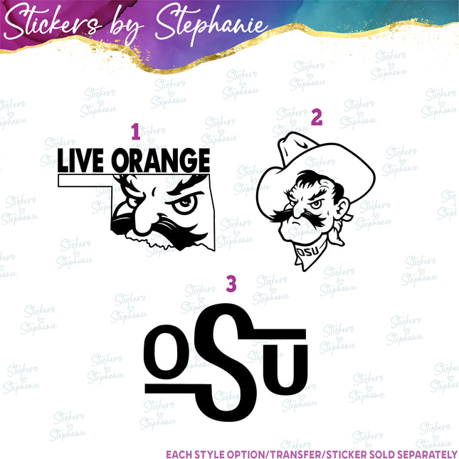 (s03C-070) OSU Ohio State Iron-On Transfer or Sticker
