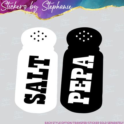 (s04C-040) Salt n Pepa Logo Iron-On Transfer or Sticker