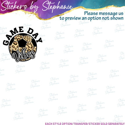 (s05-268) Soccer Team Name Custom Iron-On Transfer or Sticker