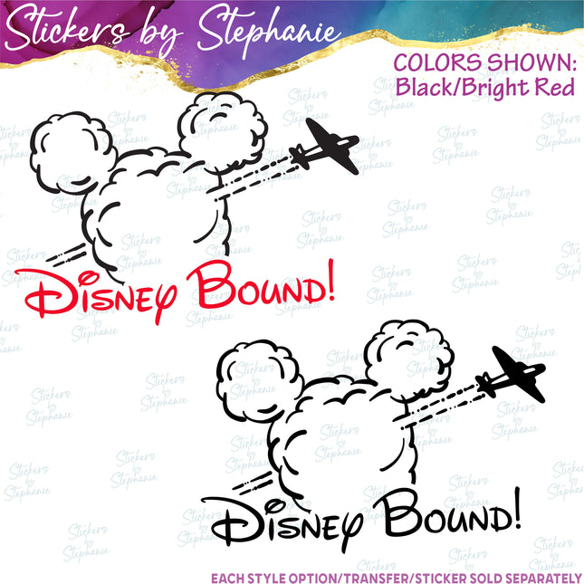 (s03C-010) Disney Bound Iron-On Transfer