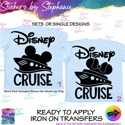 (s03C-003) Disney Cruise Iron-On Transfer