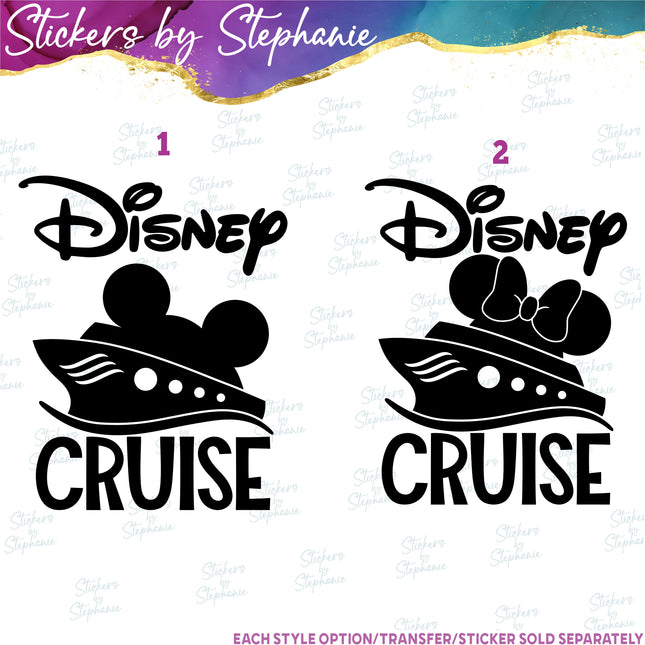 (s03C-003) Disney Cruise Iron-On Transfer