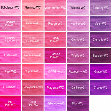 Watercolor Solid Color Print Pattern DIY Vinyl Sheet Iron-On Transfer or Sticker