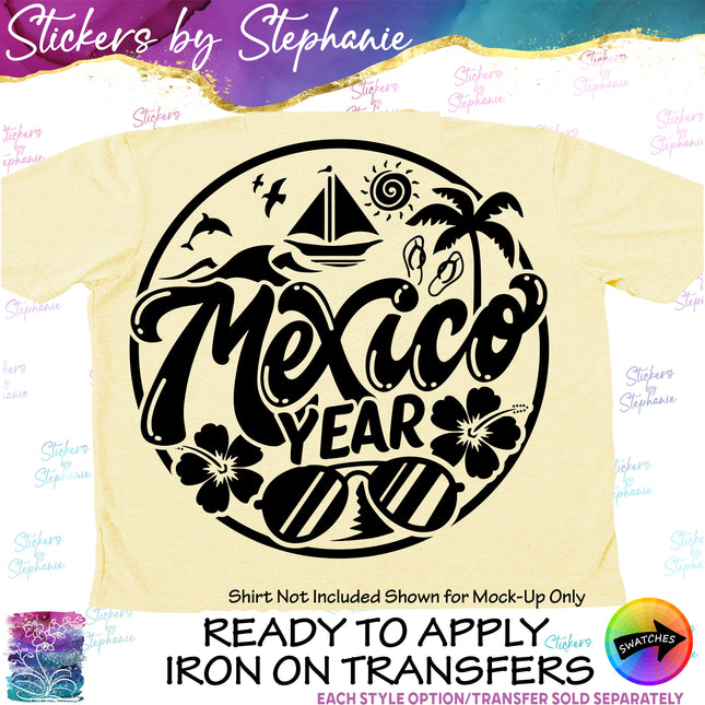(s03Y-022) Mexico Iron-On Transfer