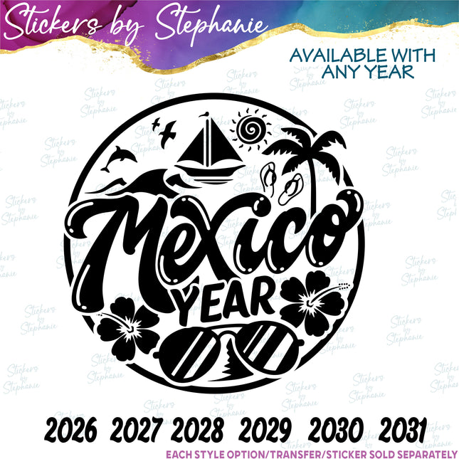 (s03Y-022) Mexico Iron-On Transfer