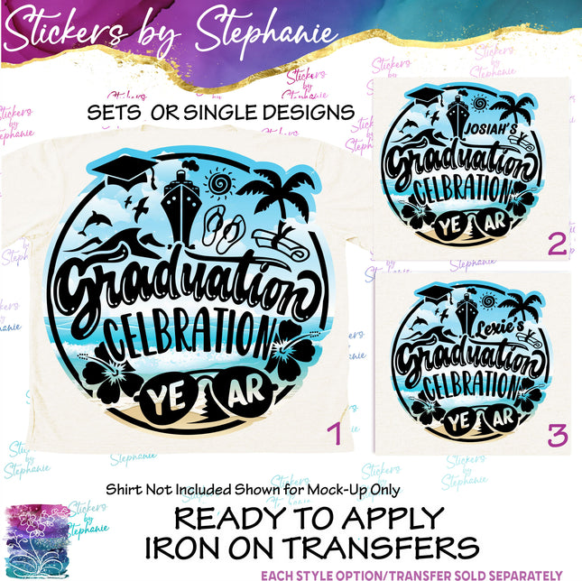 (s04Y-013) Graduation Celebration Iron-On Transfer