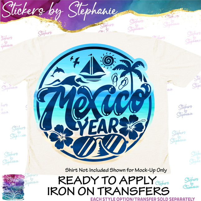 (s04Y-022) Mexico Iron-On Transfer