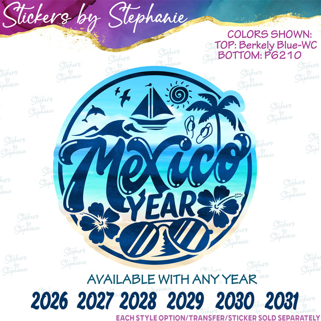 (s04Y-022) Mexico Iron-On Transfer
