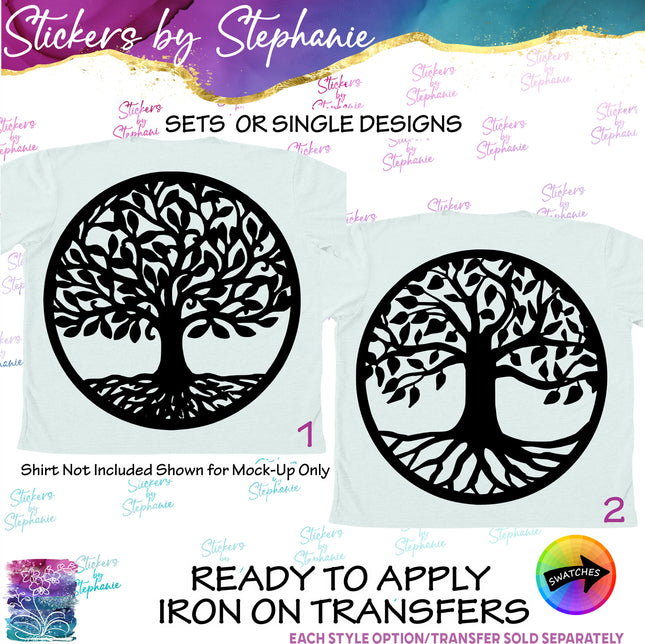 (s01-101) Tree of Life Iron-On Transfer