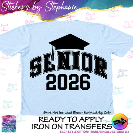 (s03Y-039) Senior Year Iron-On Transfer