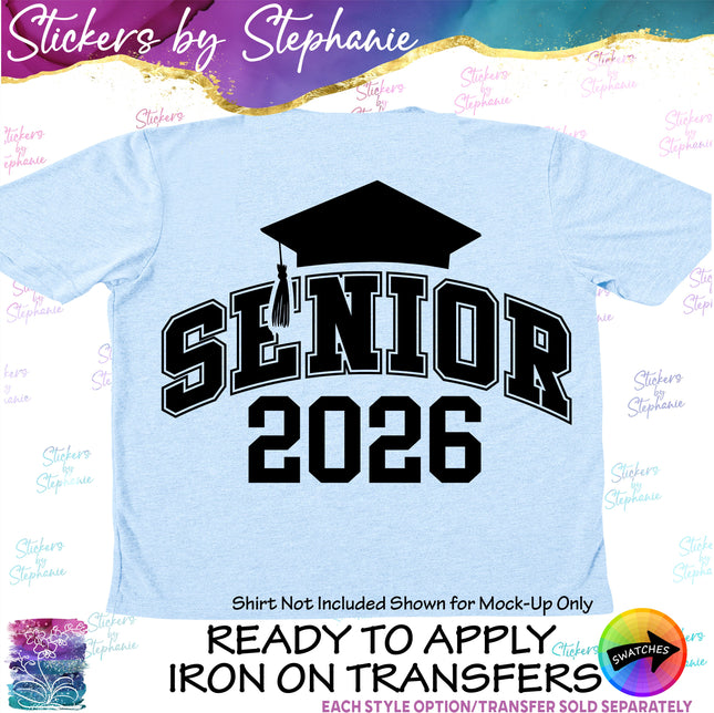 (s03Y-039) Senior Year Iron-On Transfer