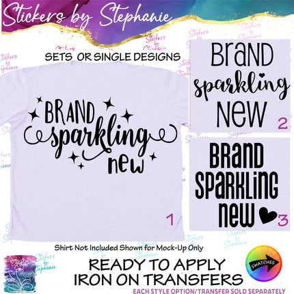 (s03-118) Brand Sparkling New Iron-On Transfer