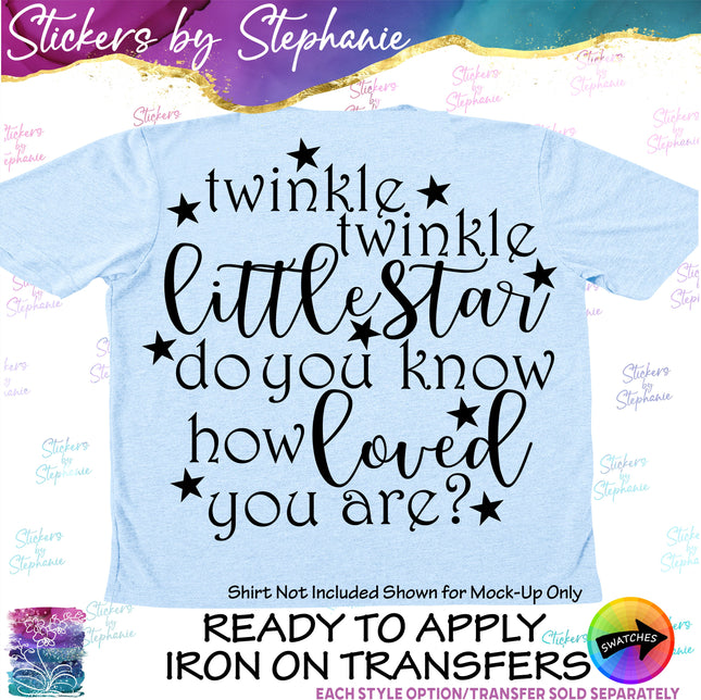(s03-145) Twinkle Little Star Iron-On Transfer
