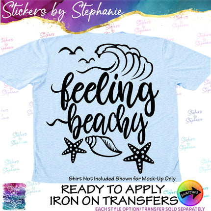 (s03-154) Feeling Beachy Iron-On Transfer