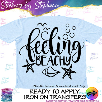 (s03-155) Feeling Beachy Iron-On Transfer