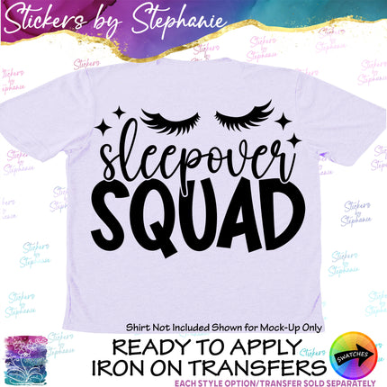 (s03-170) Sleepover Squad Iron-On Transfer