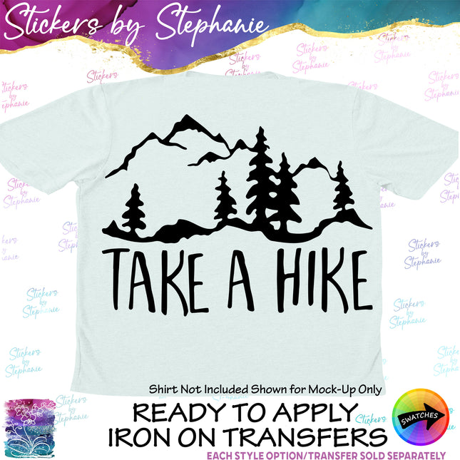(s03-199) Take A Hike Iron-On Transfer