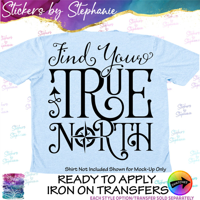 (s03-200) Find Your True North Iron-On Transfer
