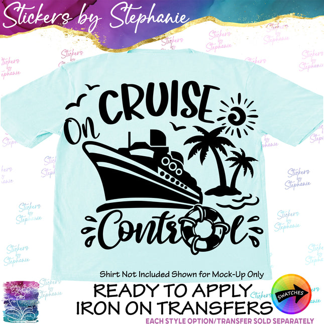 (s03-250) On Cruise Control Iron-On Transfer