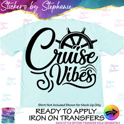 (s03-251) Cruise Vibes Iron-On Transfer