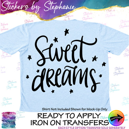 (s03-295) Sweet Dreams Iron-On Transfer