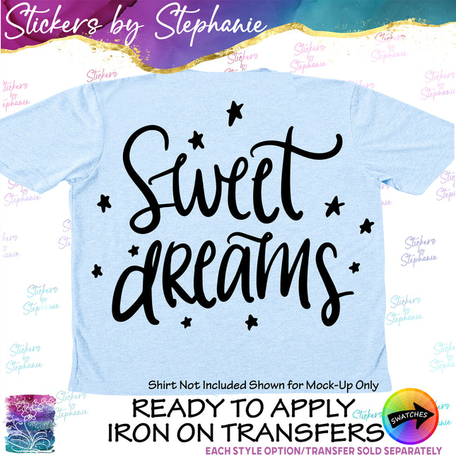 (s03-295) Sweet Dreams Iron-On Transfer
