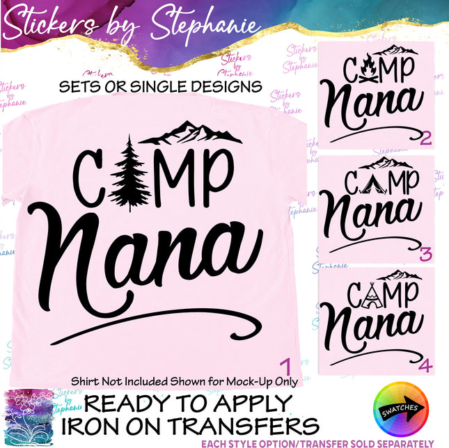 (s03-314) Camp Nana Iron-On Transfer