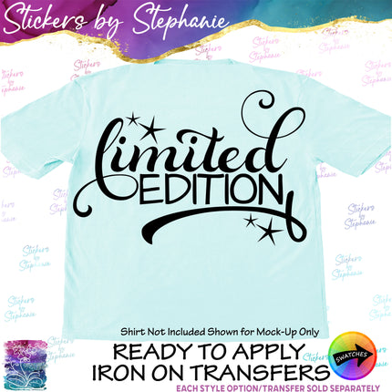 (s03-352) Limited Edition Iron-On Transfer